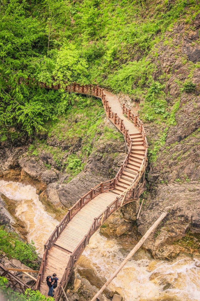 Low-impact tourism corridor showcasing sustainable product infrastructure